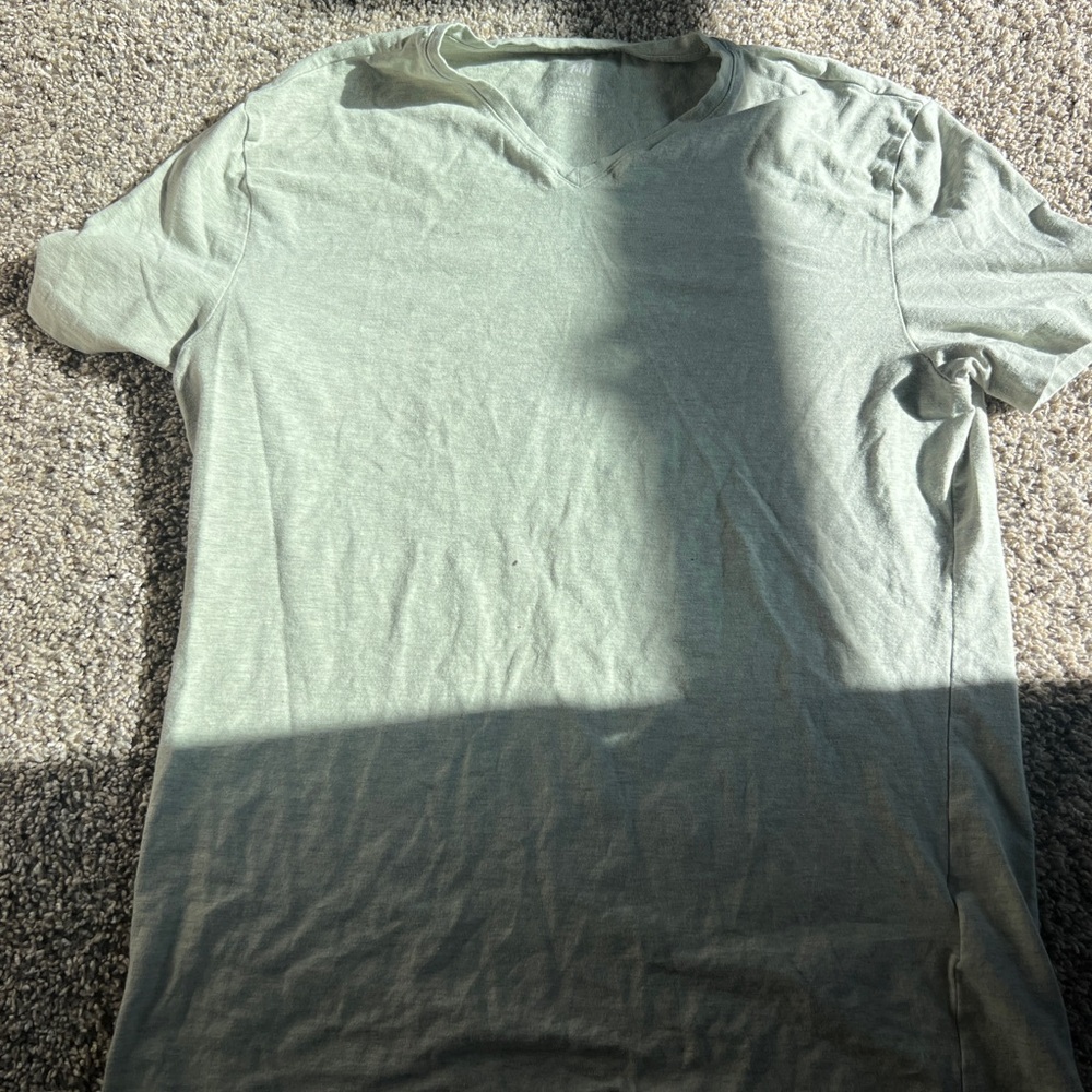 H&M Mint Green V-Neck Tee